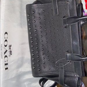 Black coach purse